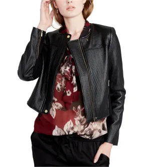 Rachel Roy Womens Quilted Motorcycle Jacket