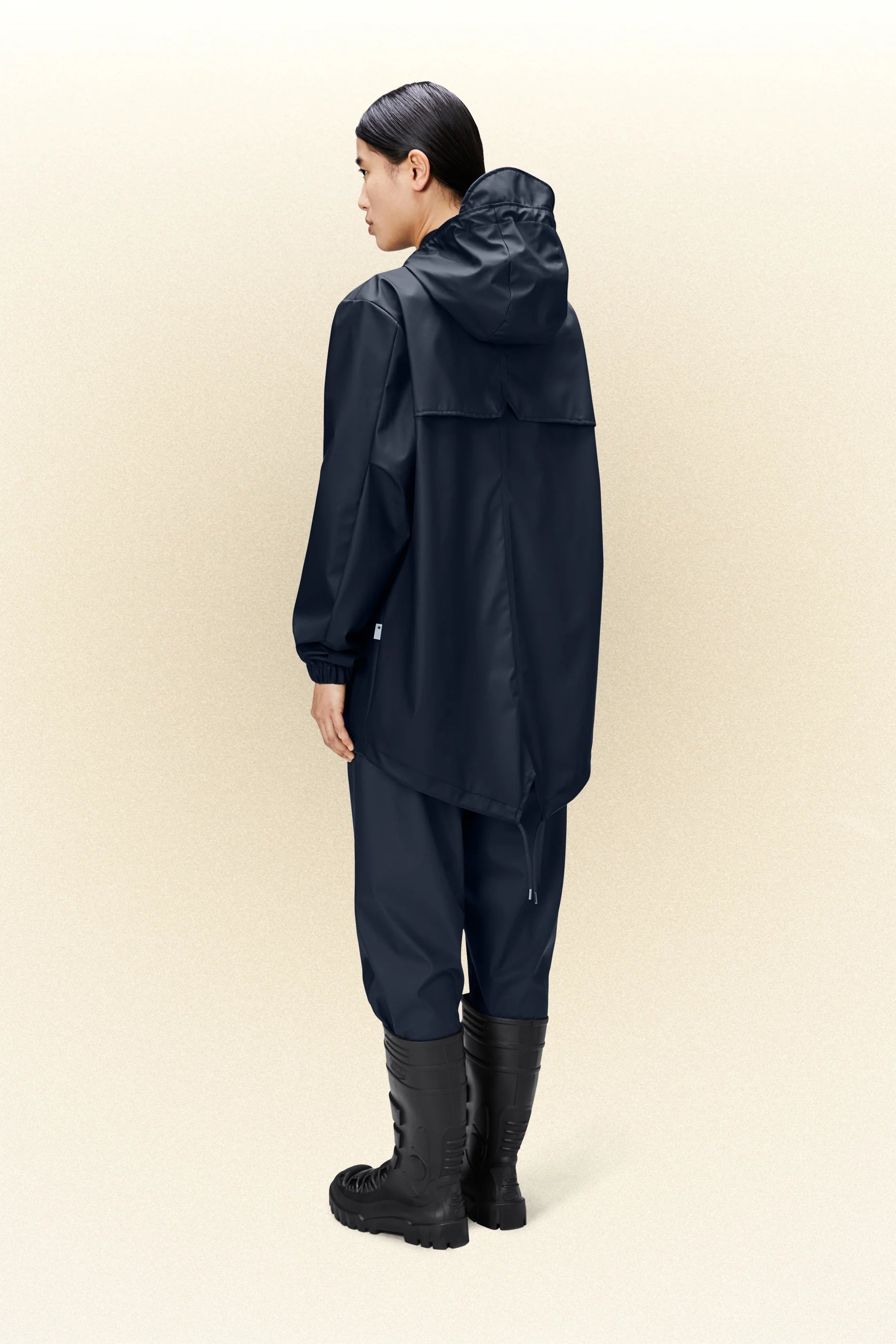 RAINS AI23-24 Fishtail Jacket Navy