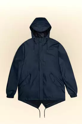 RAINS AI23-24 Fishtail Jacket Navy