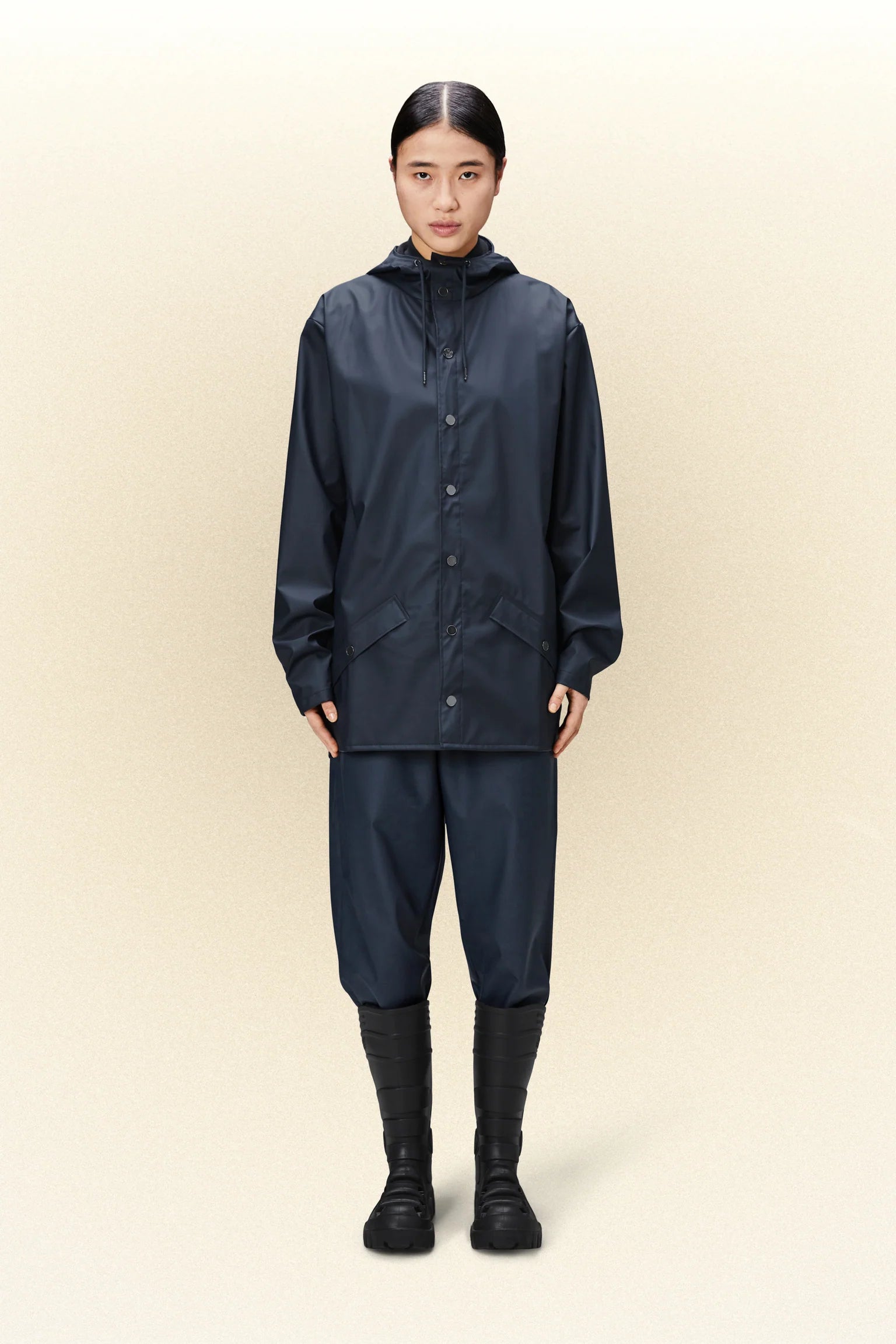 RAINS AI23-24 Jacket Navy