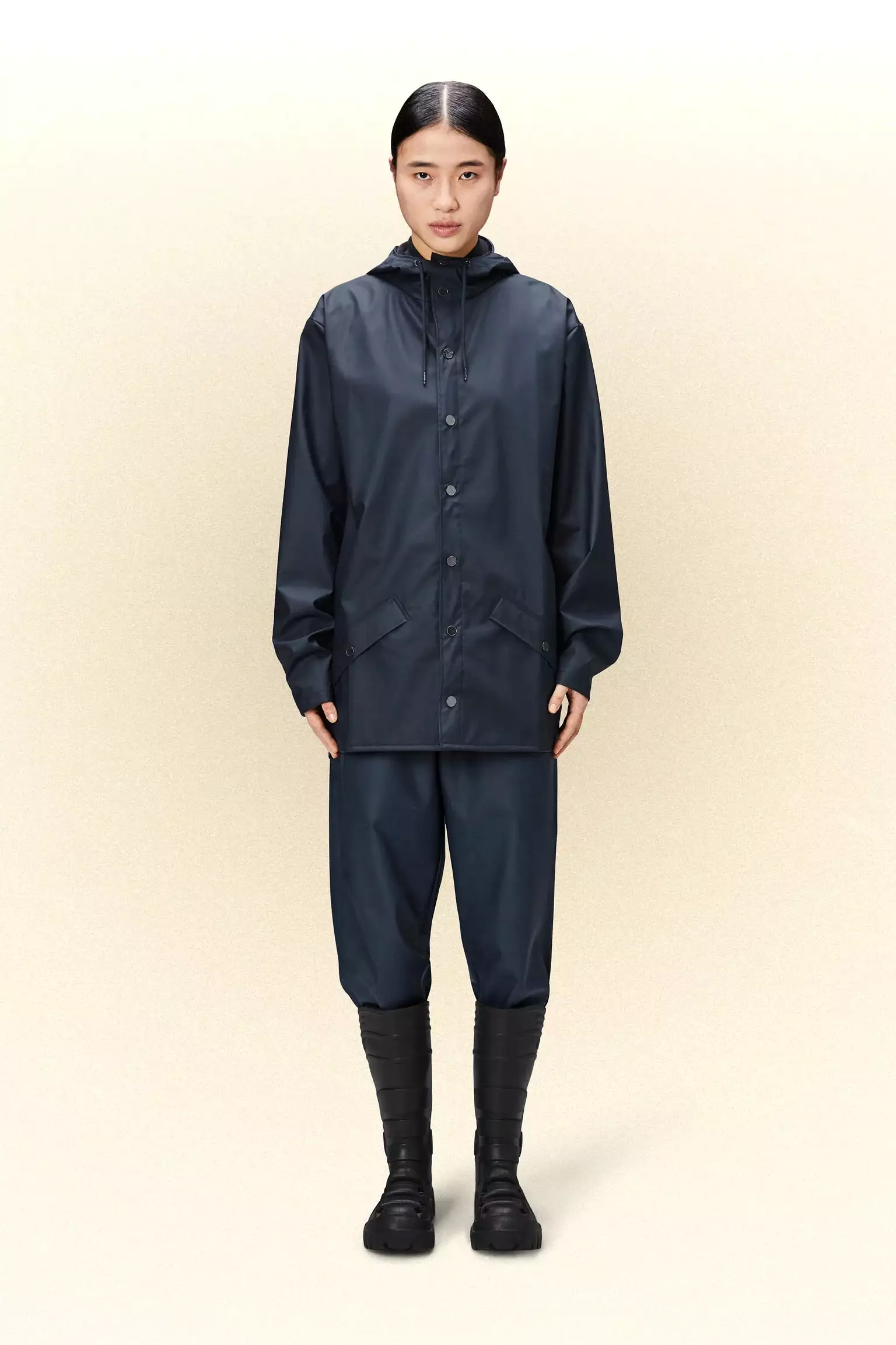 RAINS AI23-24 Jacket Navy