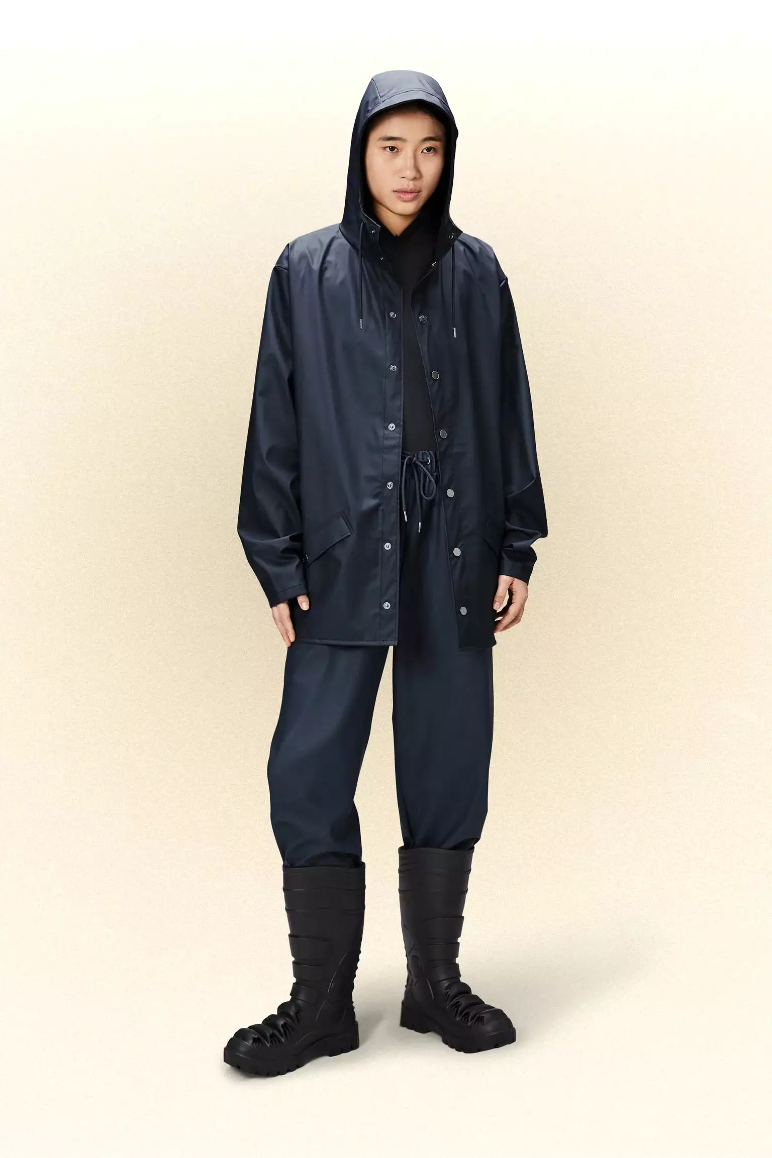 RAINS AI23-24 Jacket Navy