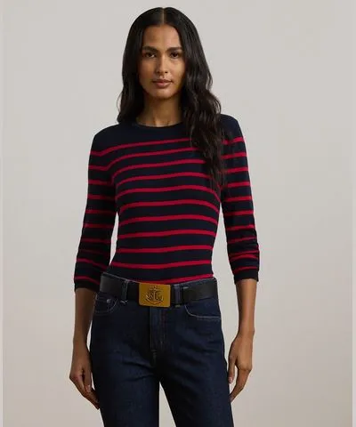 Ralph Lauren Petite Striped Sweater