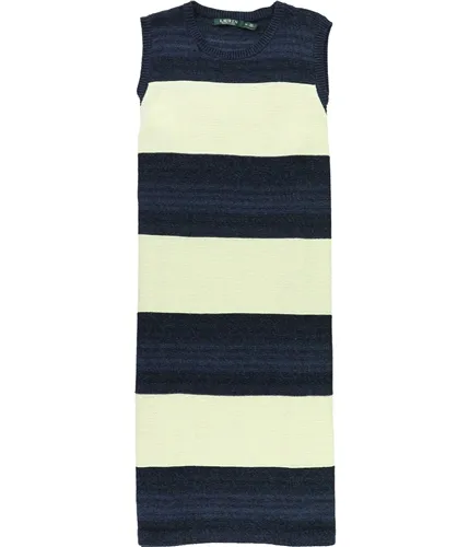 Ralph Lauren Womens Striped Sweater Dress, TW2