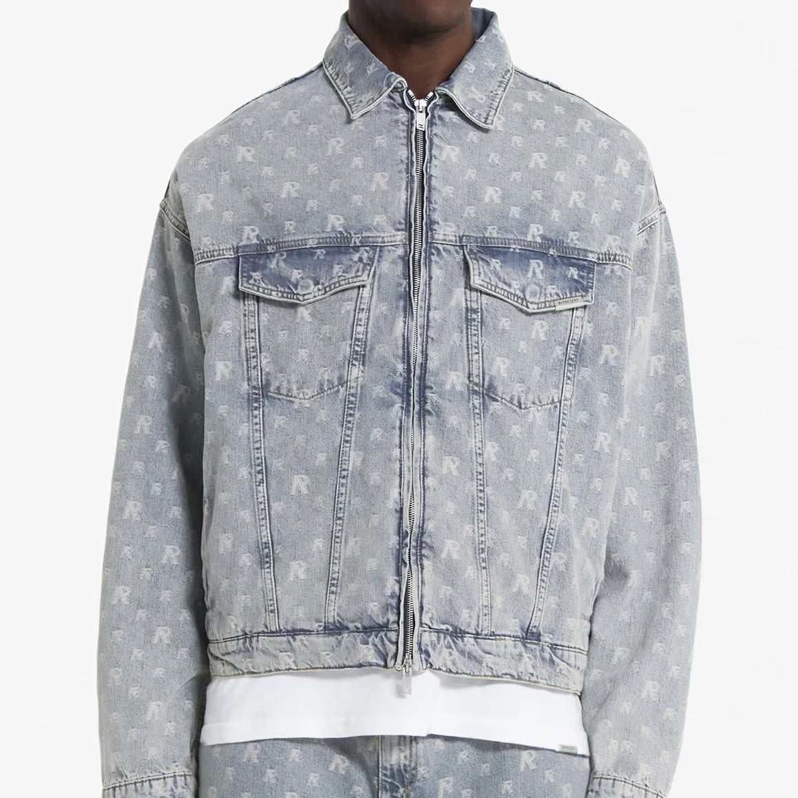 Represent R4 Monogram Denim Jacket