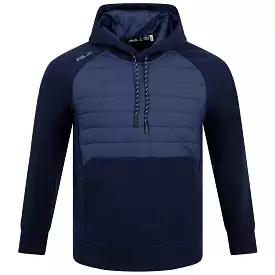 RLX Classic Fit Performance Wool Hooded Hybrid Jacket Navy - SS24