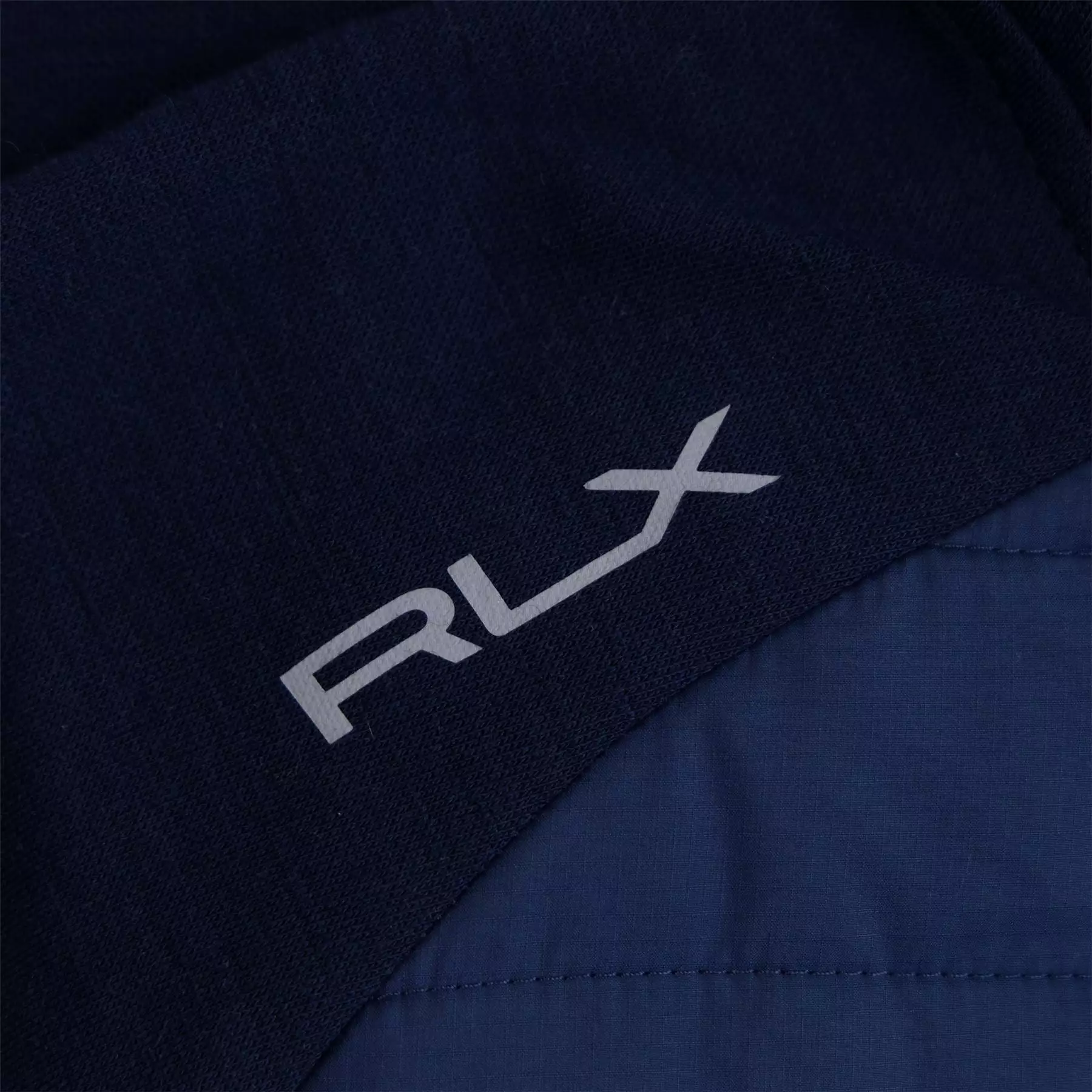 RLX Classic Fit Performance Wool Hooded Hybrid Jacket Navy - SS24