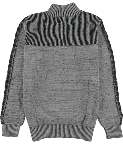 Rock & Republic Mens Marbled Mock-Neck Pullover Sweater