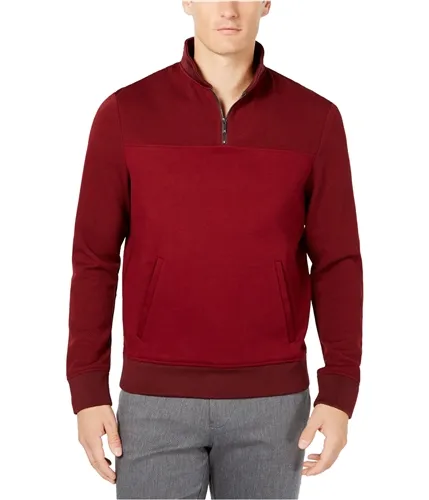 Ryan Seacrest Mens Quarter Zip Pullover Sweater, TW1