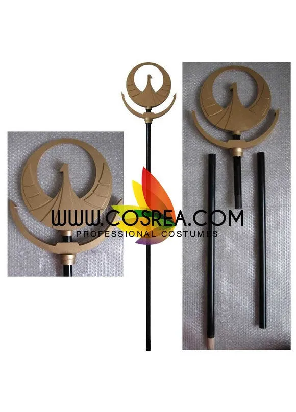 Saint Seiya Athena Classic Gold Staff Cosplay Prop