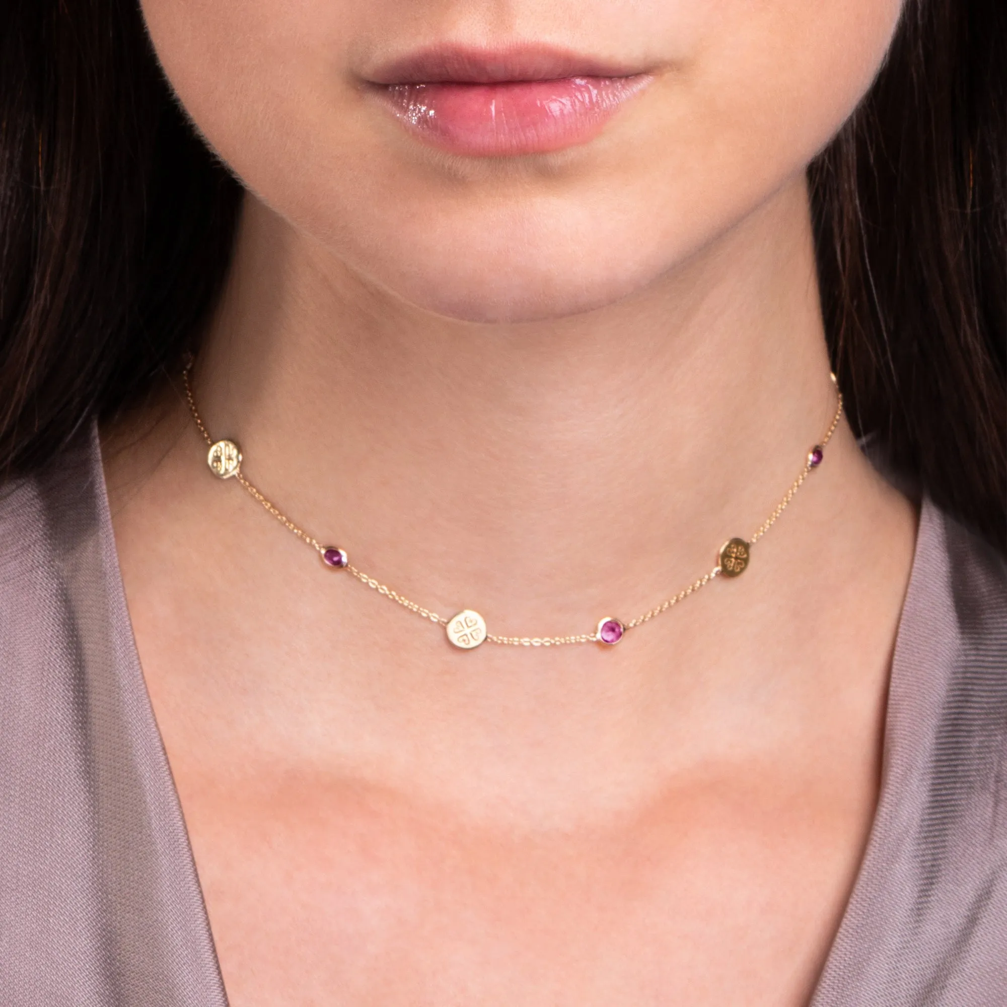 Signature Classic Choker, Ruby