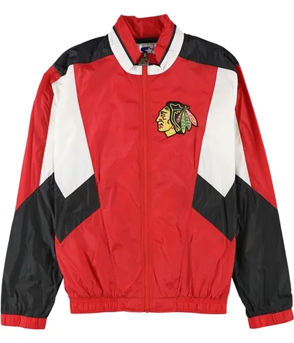 Starter Womens Chicago Blackhawks Windbreaker Jacket