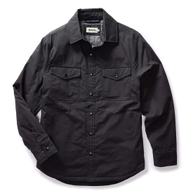 The Lined Maritime Shirt Jacket in Coal