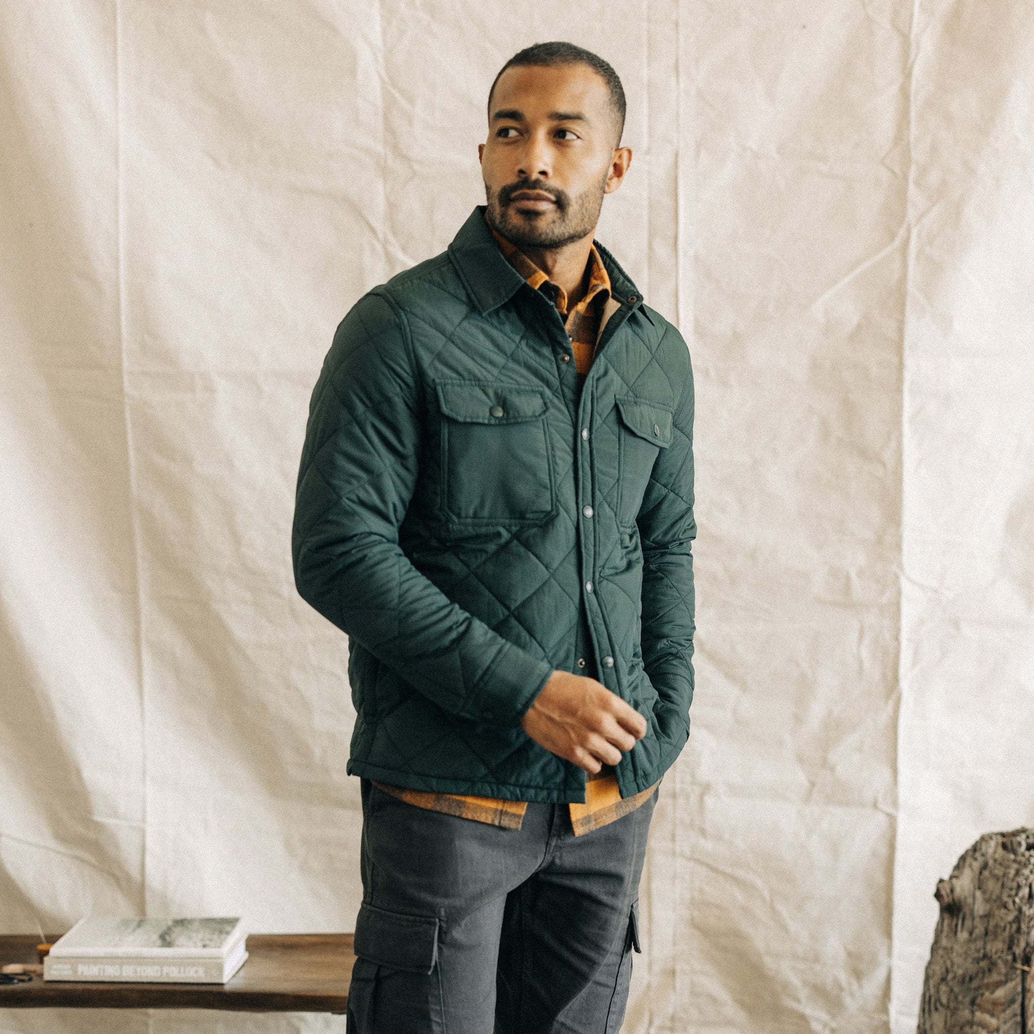 The Miller Shirt Jacket in Conifer