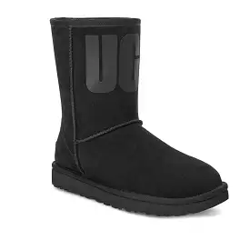 UGG Classic Short Rubber Logo Black (1108230) Women