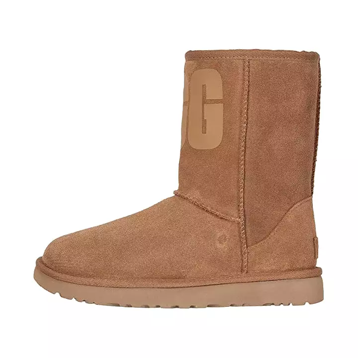 UGG Classic Short Rubber Logo Chestnut (1108230) Women