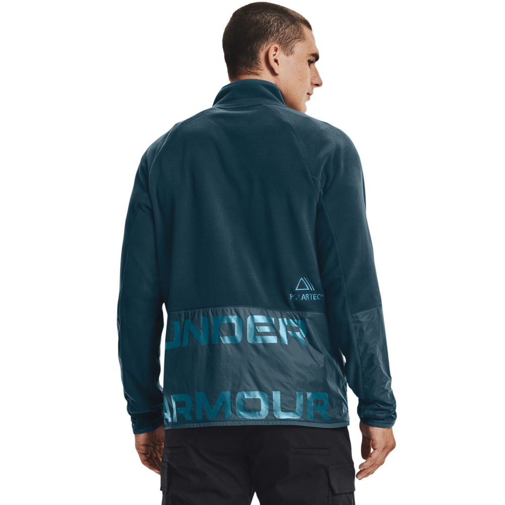 'Under Armour' Men's Outdoor Polartec Forge Full Zip Jacket - Blue Note