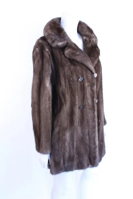 Vintage 60's Mink Fur Coat