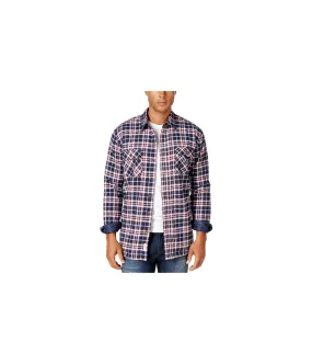 Weatherproof Mens Vintage Plaid Shirt Jacket, TW1