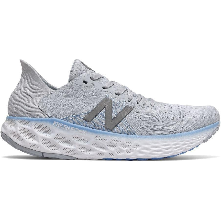 Women's New Balance Fresh Foam 1080 v10, Light Cyclone/Team Carolina/Grey, 6 B Medium