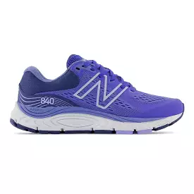 Women's New Balance Fresh Foam 840v5, Aura/Moon Shadow/Vibrant Violet, 7 D Wide