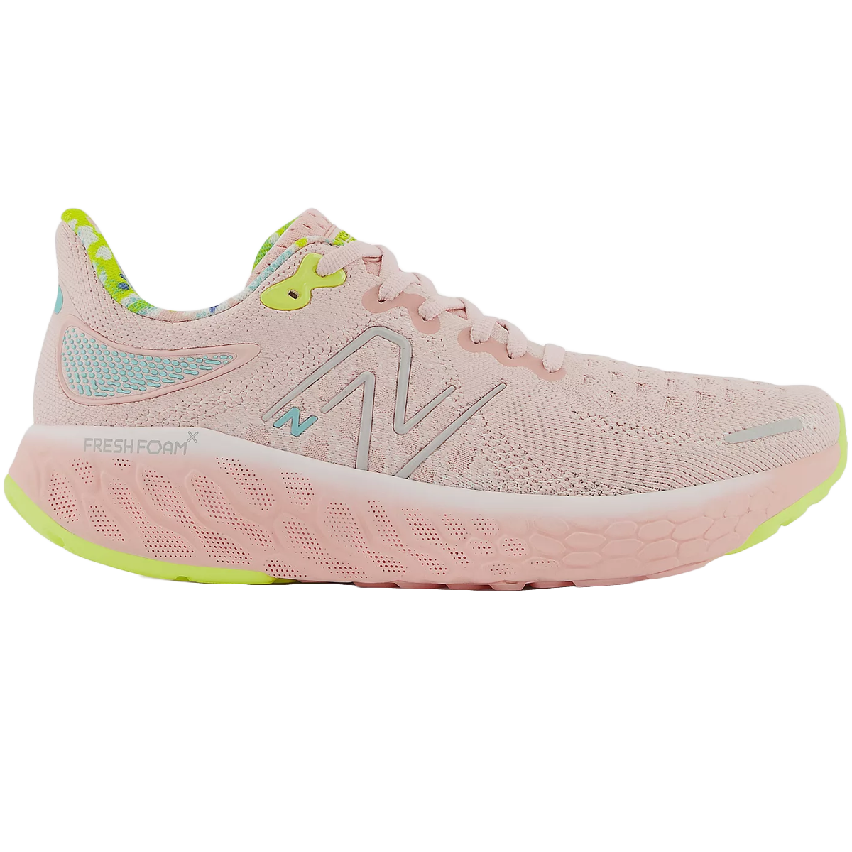 Women's New Balance Fresh Foam X 1080v12, Pink Haze/Lemonade, 9 B Medium