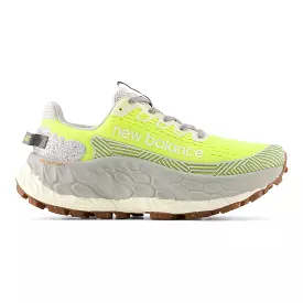 Women's New Balance Fresh Foam X Trail More v3, Yellow/Concrete, 9.5 B Medium